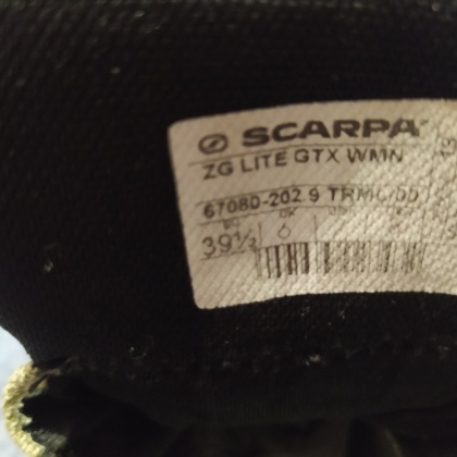 Scarpa, ZG lite GTX wmn, 39.5