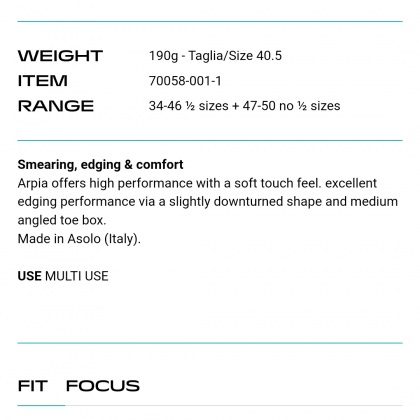 La scarpa, Arpia, 38